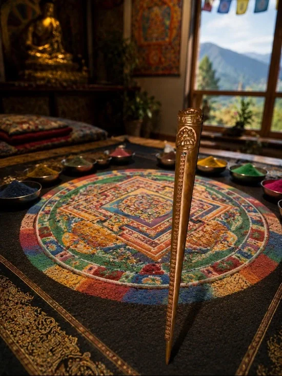 SAND MANDALA MAKER PIPE