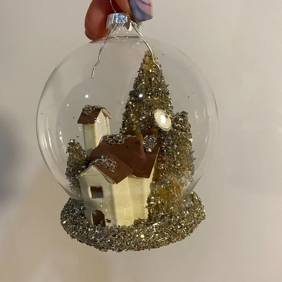 Glittery Ornament/ Home and Gold Trees