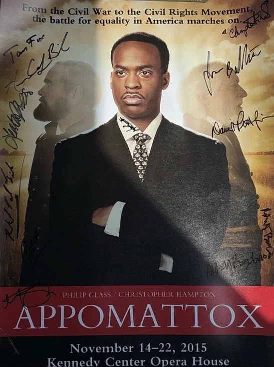 Appomattox Signed Theater Poster 2015 Christopher Hampton Cast Kennedy Center