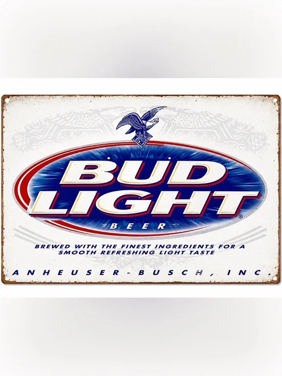 NEW Bud Light Beer Metal Sign