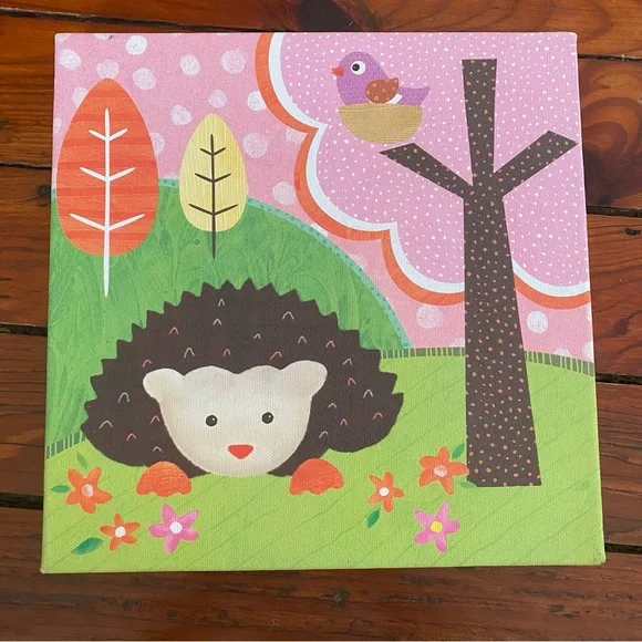 Love & Nature Hedgehog Pal Wall Art 10x10
