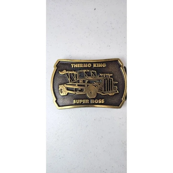 VTG Thermo‎ King Super Boss Belt Buckle Indiana Metal Craft Trucking IMC.NOX629