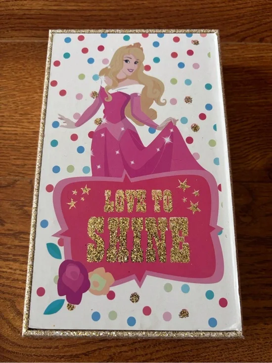 Disney Sleeping Beauty  'Love to Shine' Glitter Wall Art
