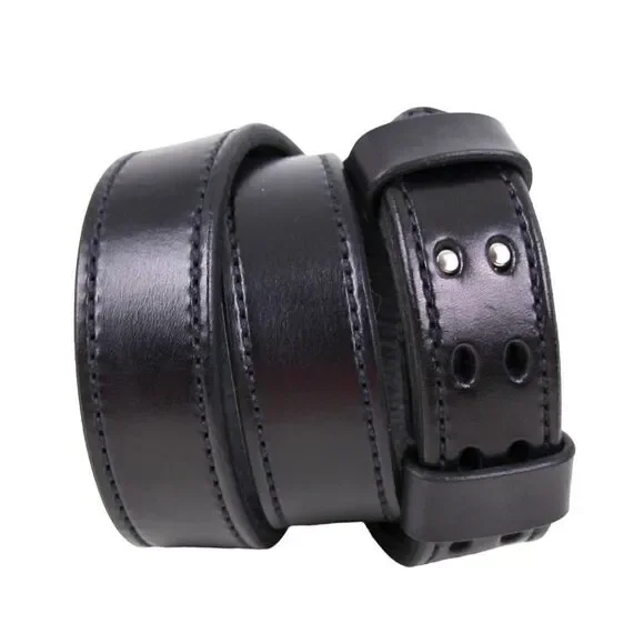 AWL WORKS G356 SADDLE BLACK GENUINE LEATHER 1.5