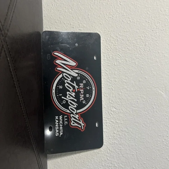 R.P.M MotorSports License Plate‎ Decor Metal Plate