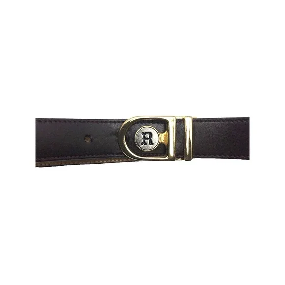 Mens Belt 38 Dark Brown Leather 07534 Matil Dress‎ Golf Business Made in Spain