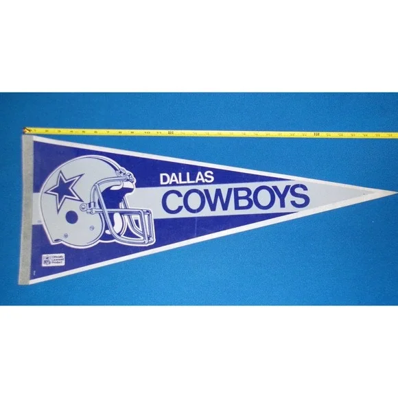 Vintage Dallas Cowboys Felt Pennant 30