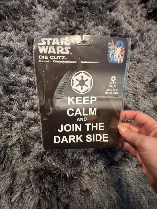 Chroma 40019 Star Wars Die Cutz Keep Calm and Join the Dark Side Decal