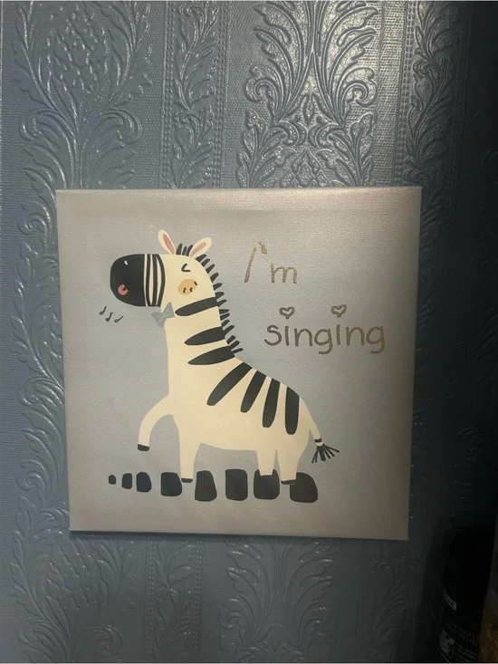 Zebra Canvas Wall Art