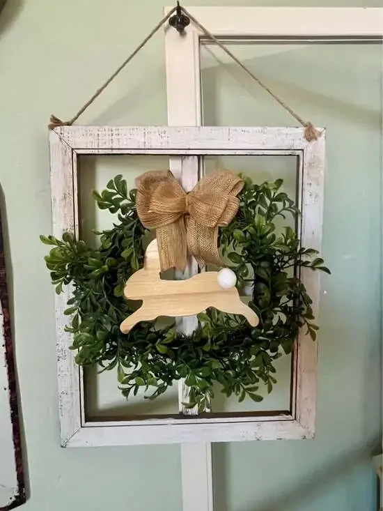 Cottage style hanging art