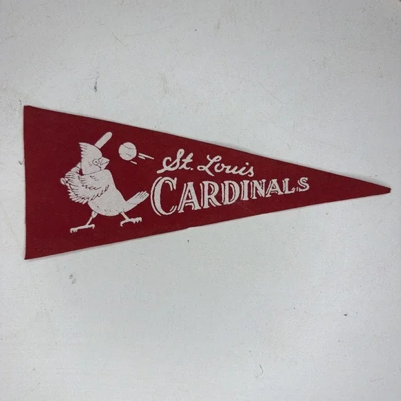 Vintage St. Louis Cardinals Baseball Mlb 3.75x9 Mini Pennant Flag Rare