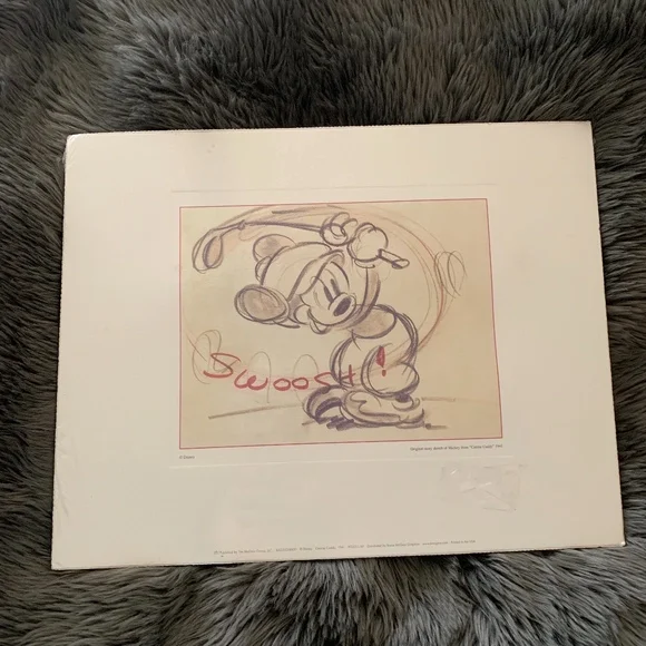 Disney Mickey Mouse ''Swoosh'' Sketch