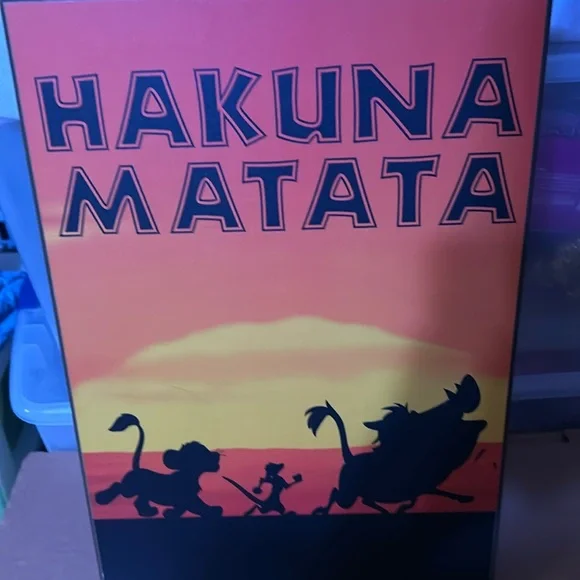 Lion King wood wall Art