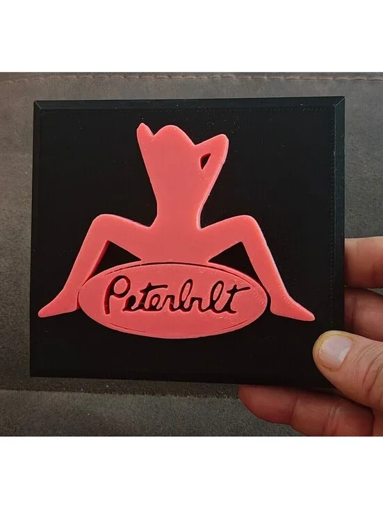 Pink and Black Peterbilt 