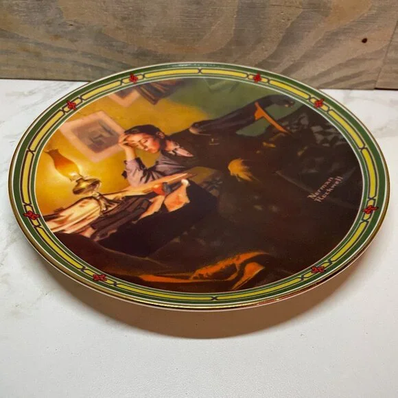 Norman Rockwell A Young Mans Dream Collectors Plate in Knowles Fine China