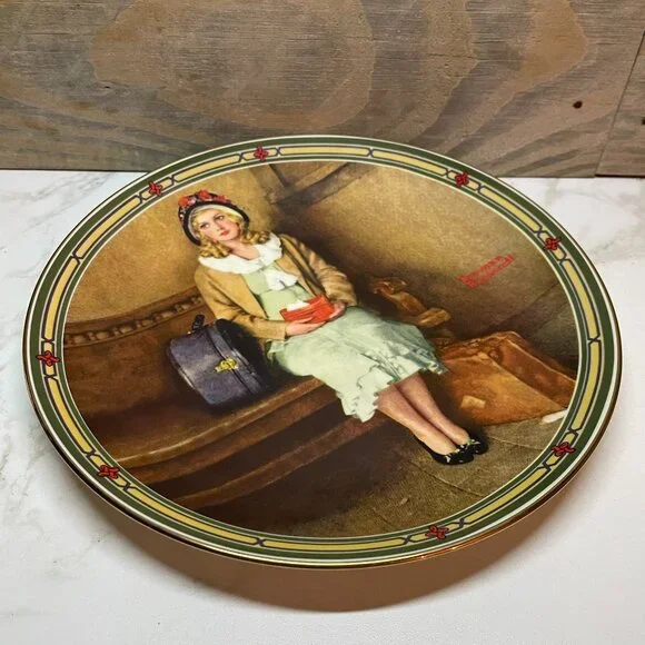 Norman Rockwell A Young Girls Dream Collectors Plate in Knowles Fine China