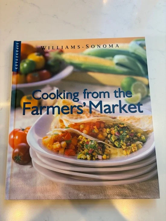 Williams Sonoma Farmers' Market Cookbook - Multicolor Produce Cover