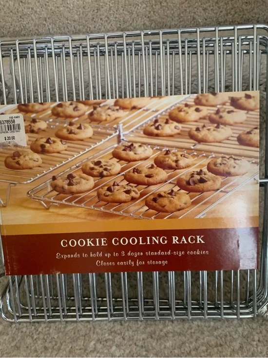 Williams Sonoma Cookie Cooling Rack - Chrome Wire Cooling Rack (Silver) New