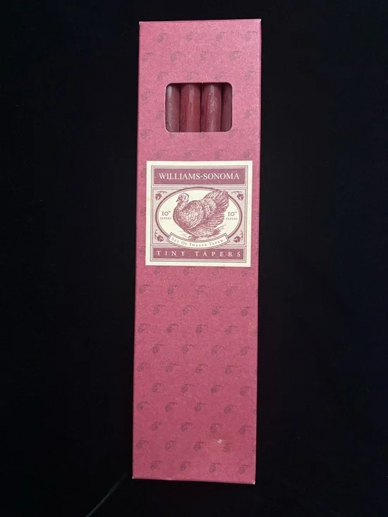 New Open Box Williams- Sonoma Tiny Taper Candles 10