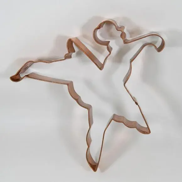 Copper Cookie Cutter Ballerina Dancer Large 5