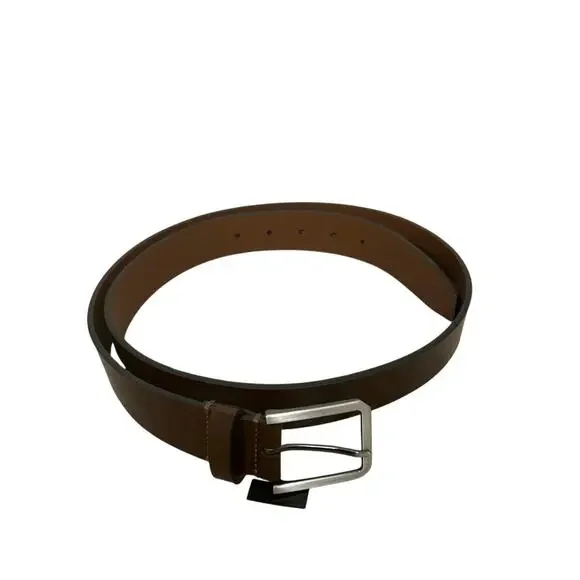 Johnston & Murphy Brown Genuine Leather Belt Made in Italy Size 40 Dress Casual