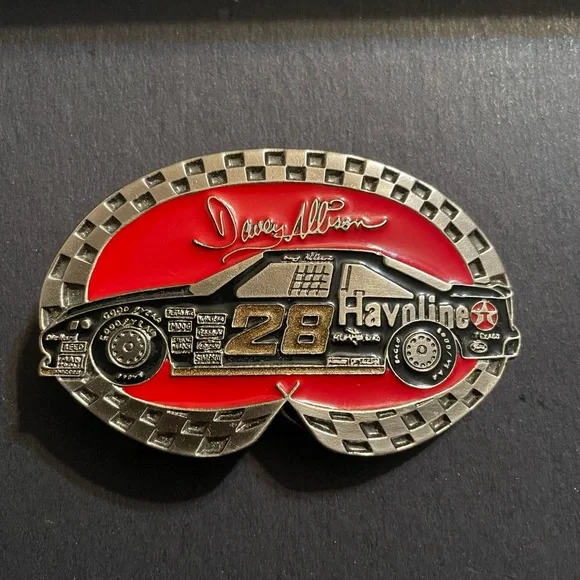 Davey Allison NASCAR‎ belt buckle