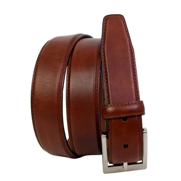 Handcrafted BROWN REAL LEATHER 1 1/4