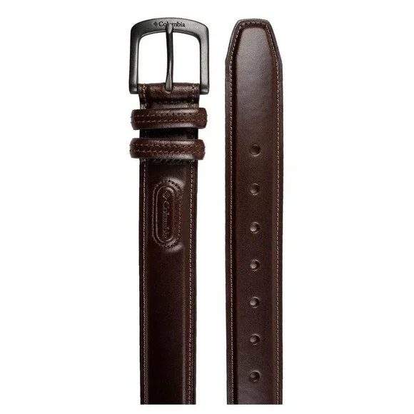 NWT Columbia Men's Goose Lake Belt Genuine Leather - Size Small (30-32)