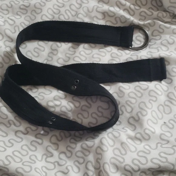 Cool Black Army Military Canvas Belt