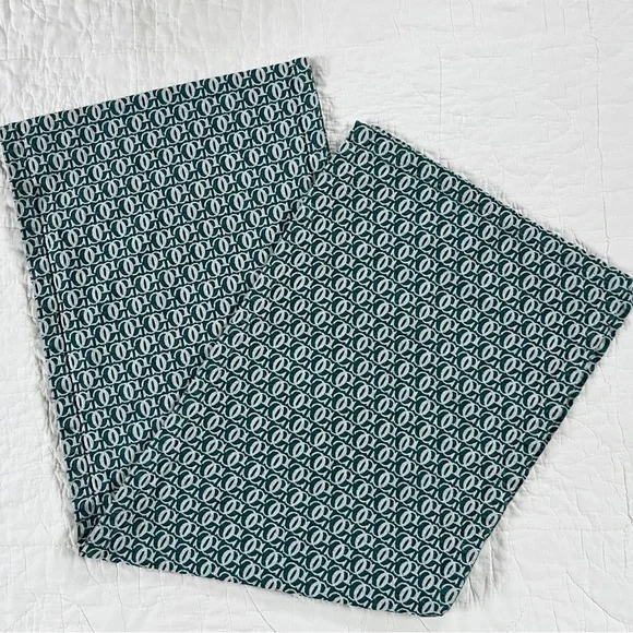 Vtg Williams Sonoma Grande Cuisine Monogram Collection Table Runner 95” Jacquard