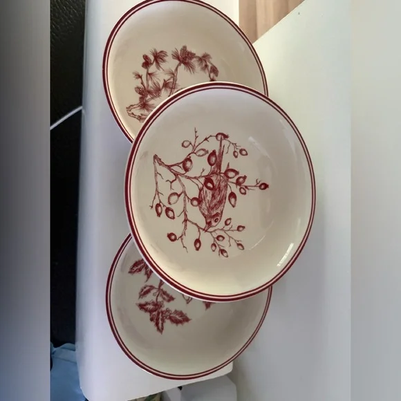 Title Williams Sonoma Soup Bowls Plates Set Of 3 7