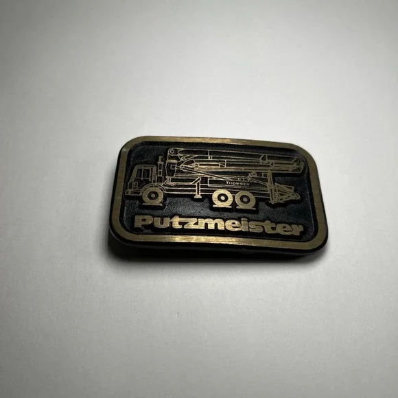 Putzmeister Dyna Solid Brass Belt Buckle‎ Advertisements