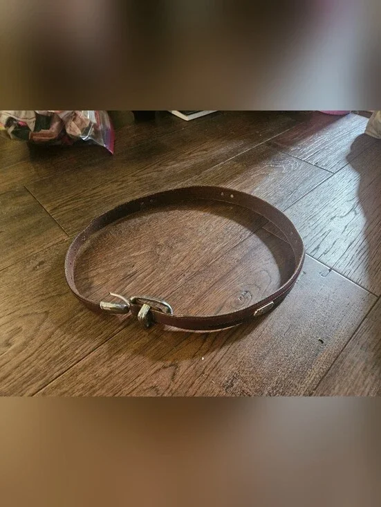 Onyx Brighton Men’s Golf Belt Sz 32 Brown Used Condition Belt Shows Some Use.  I