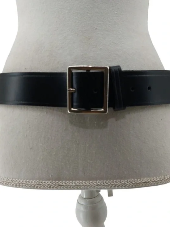 Tast Force Black Mens Belt Sz 30 Top Grain Leather USA Grunge