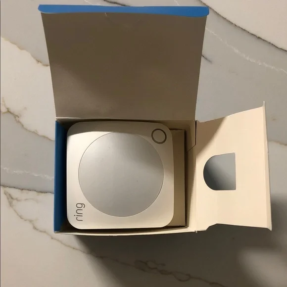 Ring Motion Detector Sensor in White and Gray For Home Security