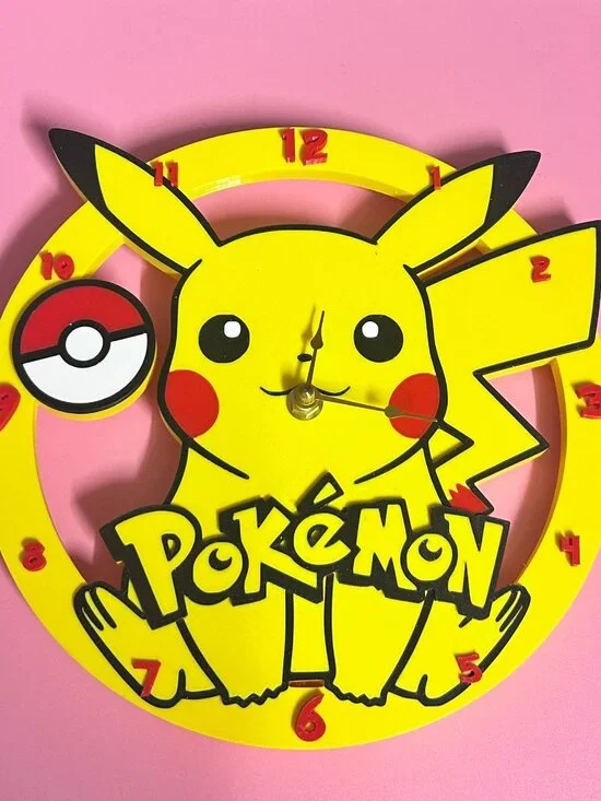 Pickachu Clock