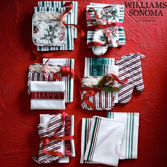 William Sonoma Striped Oven Mitt