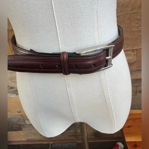 Brighton Full Grain Leather Belt E1508 | Size 40 | Handcrafted USA