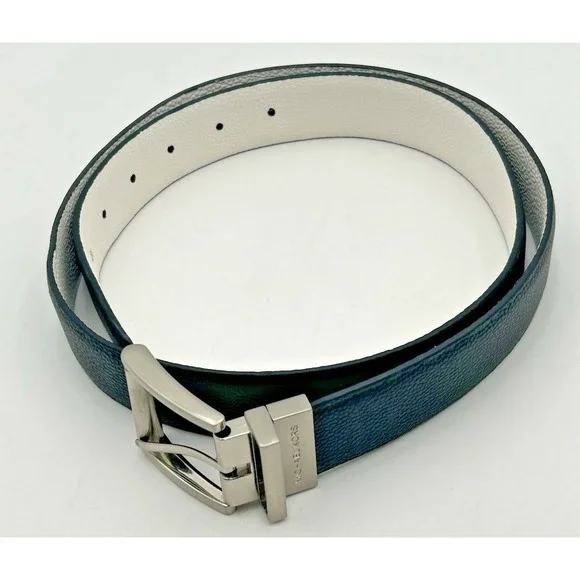 Michael Kors Thin Reversible Black/White Belt Mens Size 38 Designer