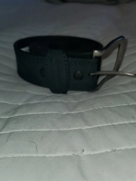 Carhartt Triple Stitched black leather belt