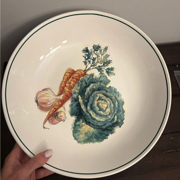 Vegetable Design Ceramic Bowl.