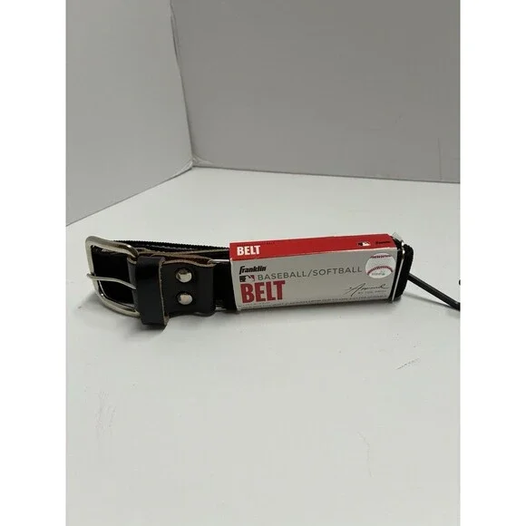 Franklin Black Baseball/Softball Belt - 1.25