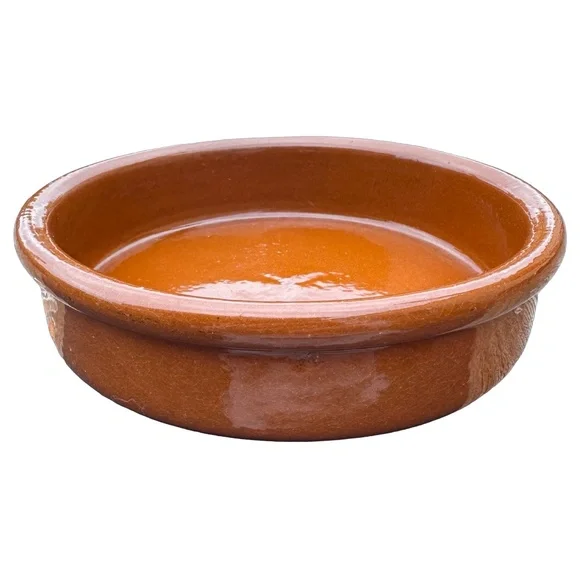WILLIAMS SONOMA Terracotta Glazed Clay Dish 6” Cazuela Tapas Mexico