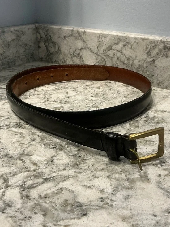 Coach Black leather belt Style 5934 36