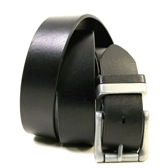 SADDLE BLACK GENUINE LEATHER 1 3/8