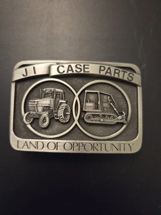 Vintage New Pewter JI Case Parts Land Of Opportunity Trade Fair 1986‎