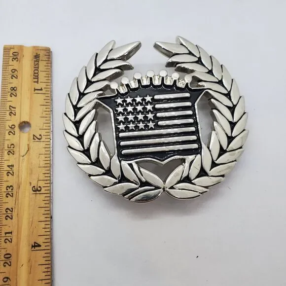 Famous Stars and Straps American Flag Belt Buckle 8387