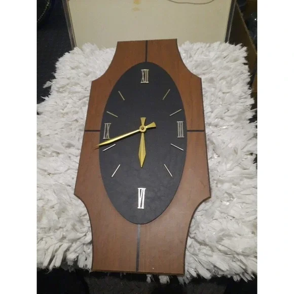 Mid-Century Wood Kienzle Wall Clock Made In Germany