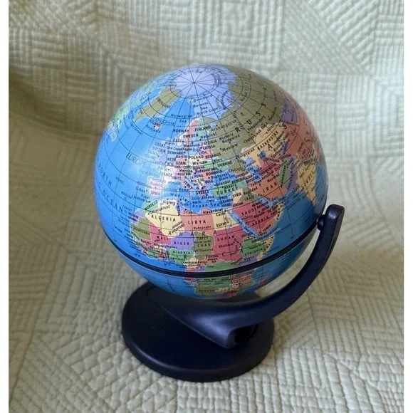 Desktop Rotating Replogle World Globe 5 1/2