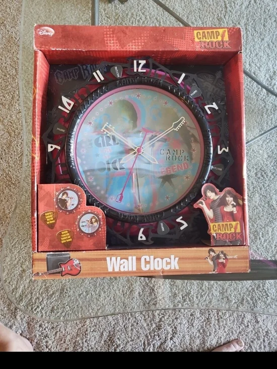 Camp rock wall clock